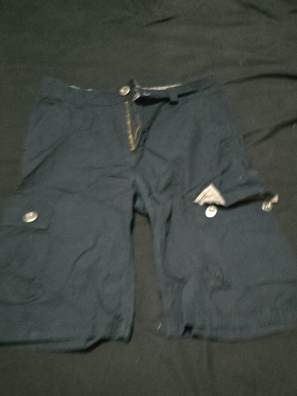 Boy's Navy Cargo Shorts